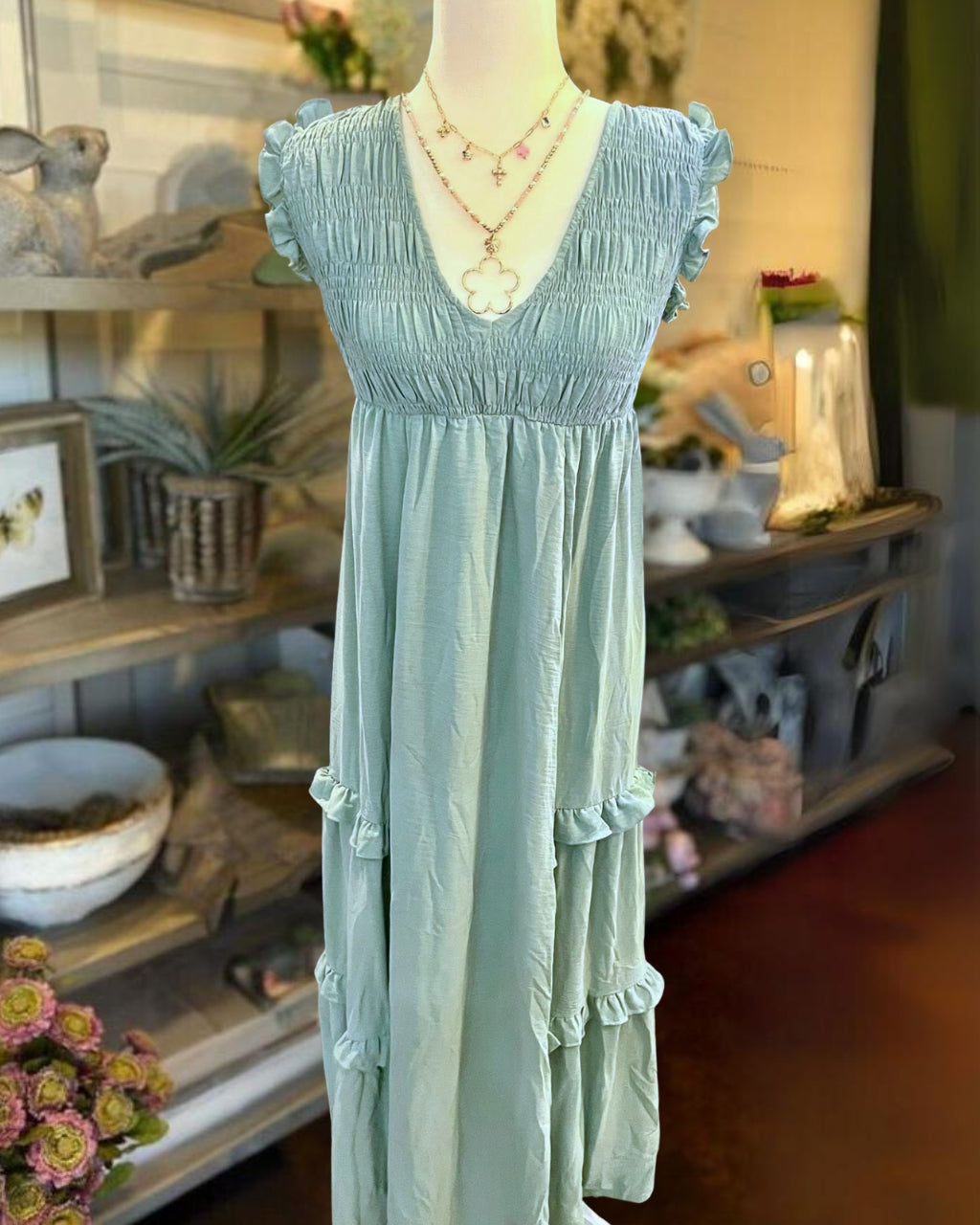 Bex | Linen Maxi Dress