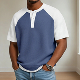 Homer | Waffle Knit Colorblock Henley