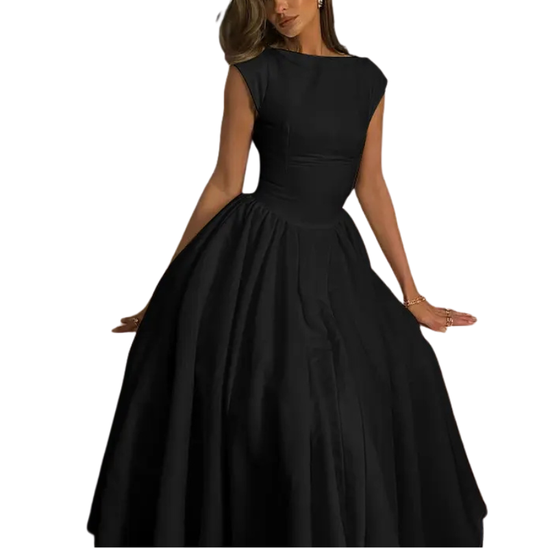 Séraphine | Bodycon Long Dress Flowing Skirt