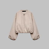 Vivienne | Zip Crop Long Sleeve Jacket