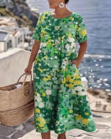Essie | Floral Print Maxi Dress