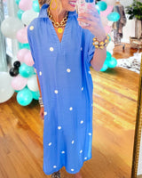 Jeannine | Polka Dot Maxi Dress