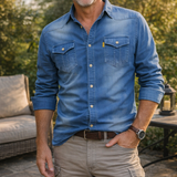 Jeff | Tailored Denim Shirt