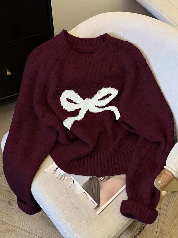 Céleste | Elegant Bow Knit Sweater