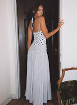 Iris | Polka Dot Maxi Dress