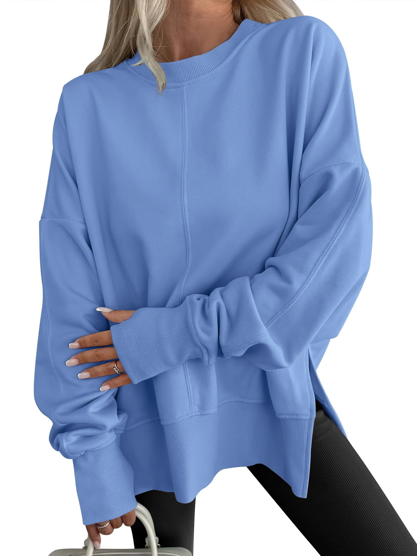 Cléa | Oversized Cozy Long Sleeve Sweatshirt