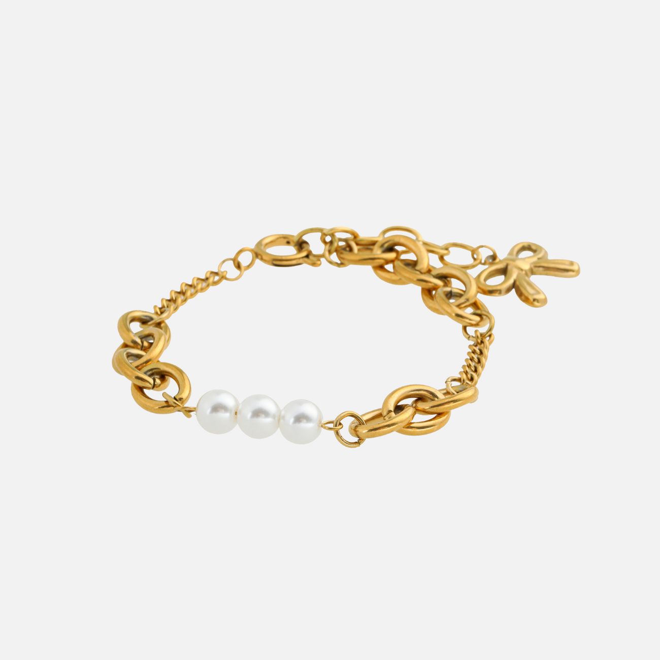 Frieda | Pearl Chain Bracelet