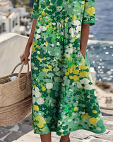 Essie | Floral Print Maxi Dress