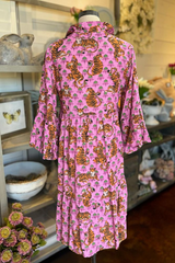 Novella | Tiger Print Midi Shirt Dress