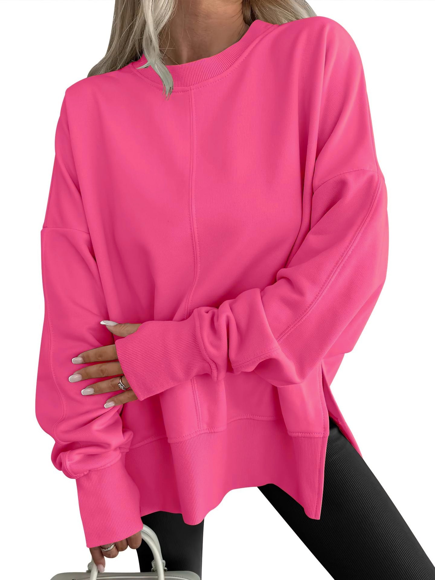 Cléa | Oversized Cozy Long Sleeve Sweatshirt