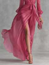 Roisin | Draped Wrap Maxi Dress