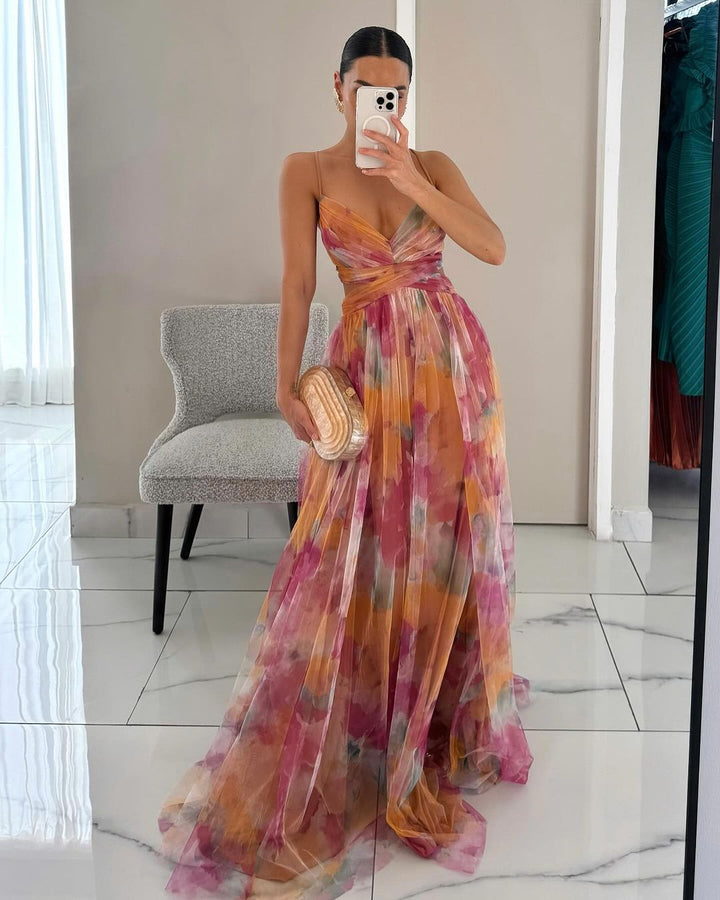 Tess | Romantic Floral Maxi Dress
