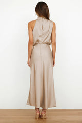 Chelsea | Satin Halter Slip Dress