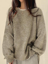 Céleste | Cozy Round Neck Knit Sweater