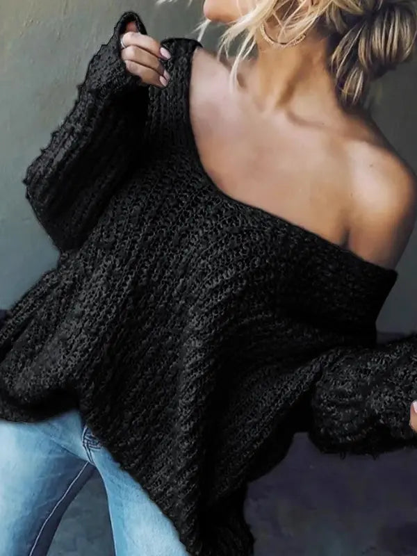 Celeste | Drop Shoulder Cozy Long Sleeve Sweater