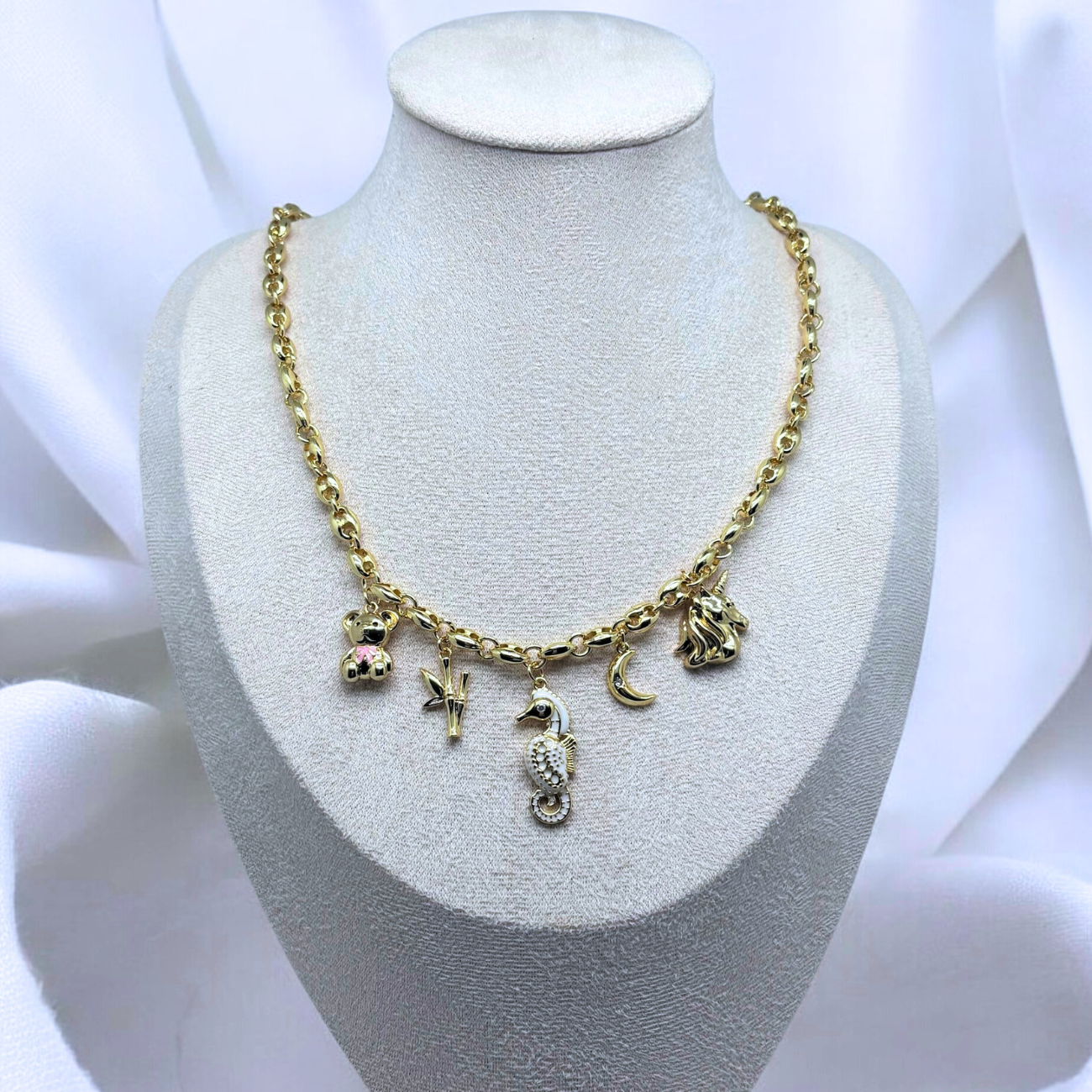 Ivory | Unicorn Charm Necklace