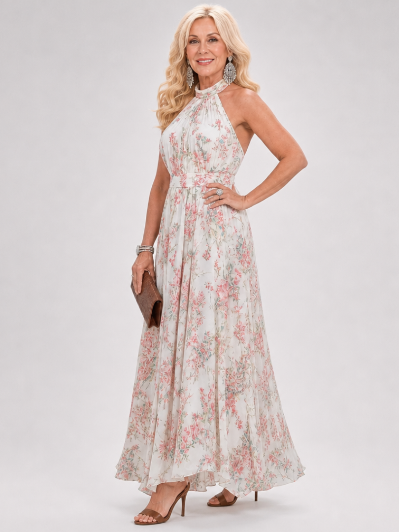 Ilene | Floral Print Midi Dress