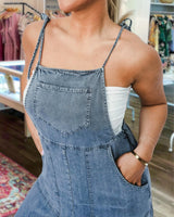 Dryope | Denim Maxi Dress