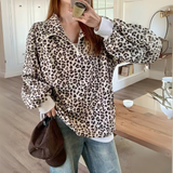 Léa | Cozy Leopard Print Sweatshirt