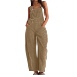 Tara | Wide Leg Overalls Jumpsuit