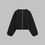 Vivienne | Zip Crop Long Sleeve Jacket