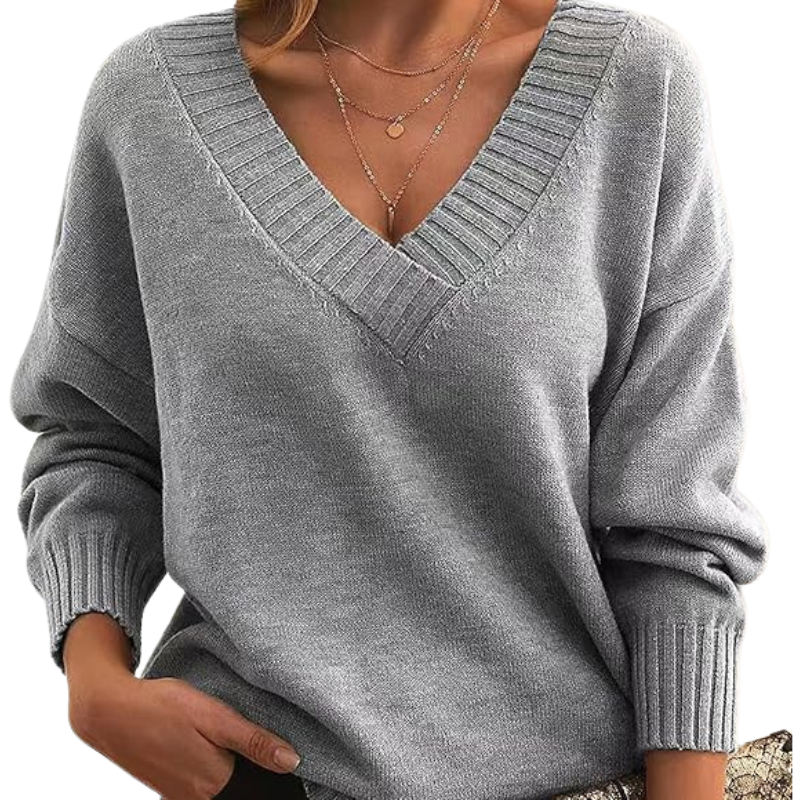 Céline | Lightweight V-Neck Everyday Sweater
