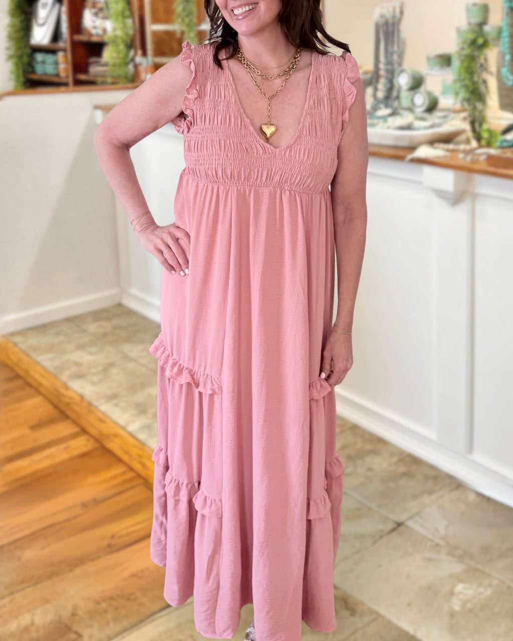 Bex | Linen Maxi Dress