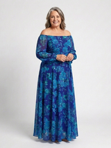 Yardley | Off-Shoulder Floral Maxi Dress
