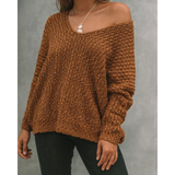 Solène | Drop Shoulder Knit Sweater