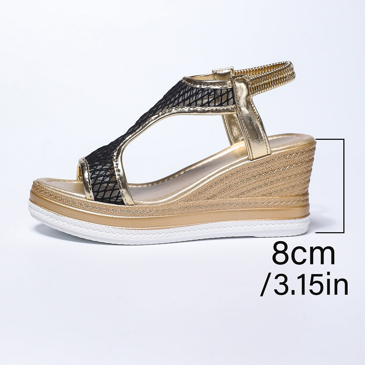 Rosa | Ergonomic Mesh Wedge Sandals