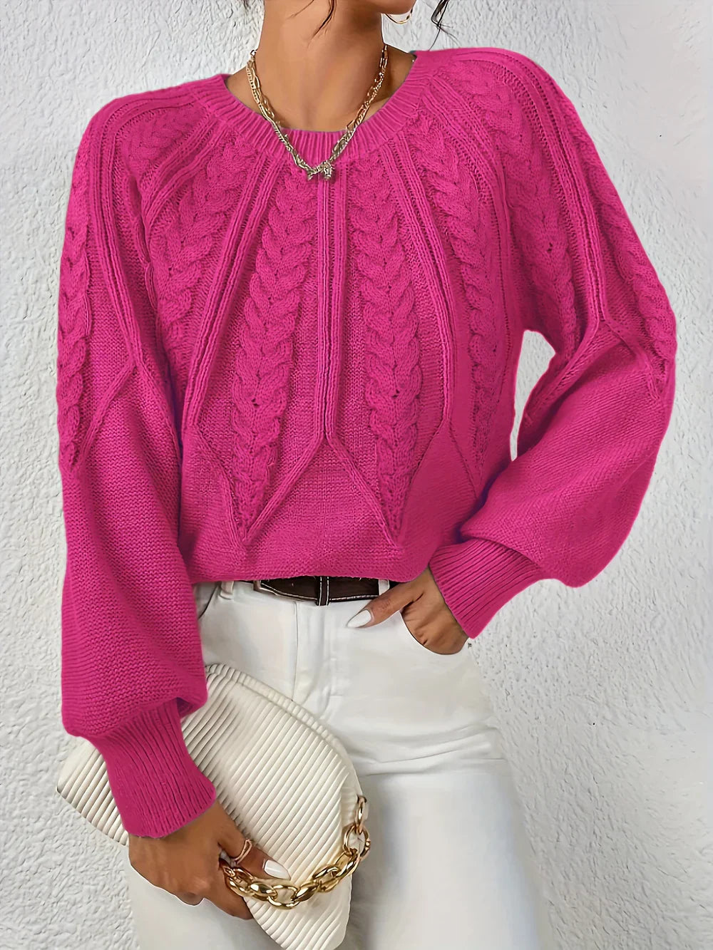 Camille | Classic Cotton-Blend Comfort Sweater