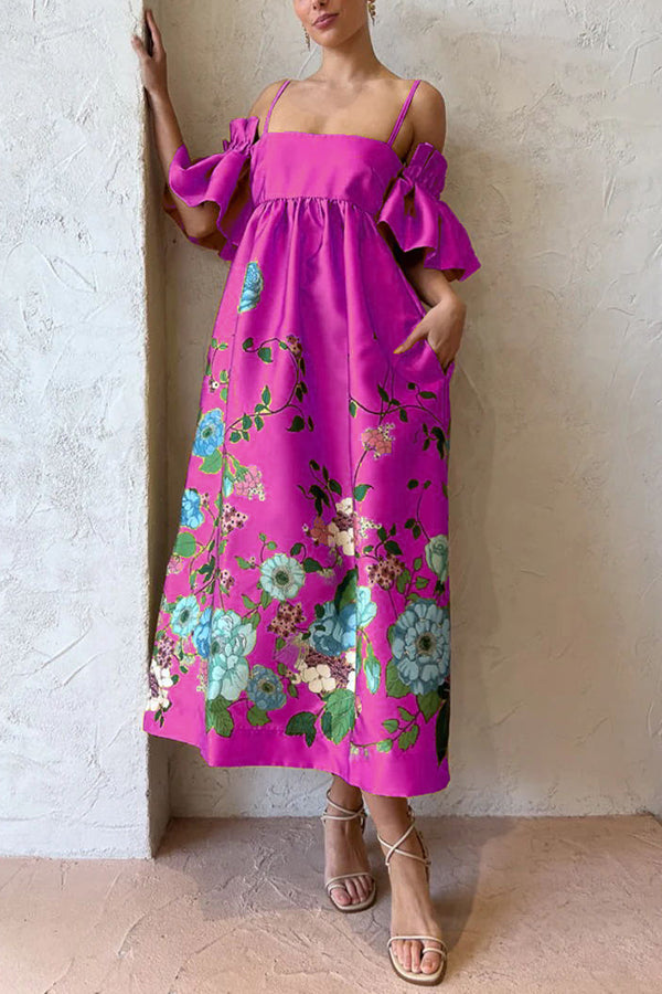 Virginia | Elegant Dress with Unique Sleeves & Pockets