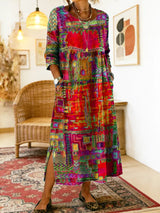 Iyla | Artisan Patchwork Maxi Dress