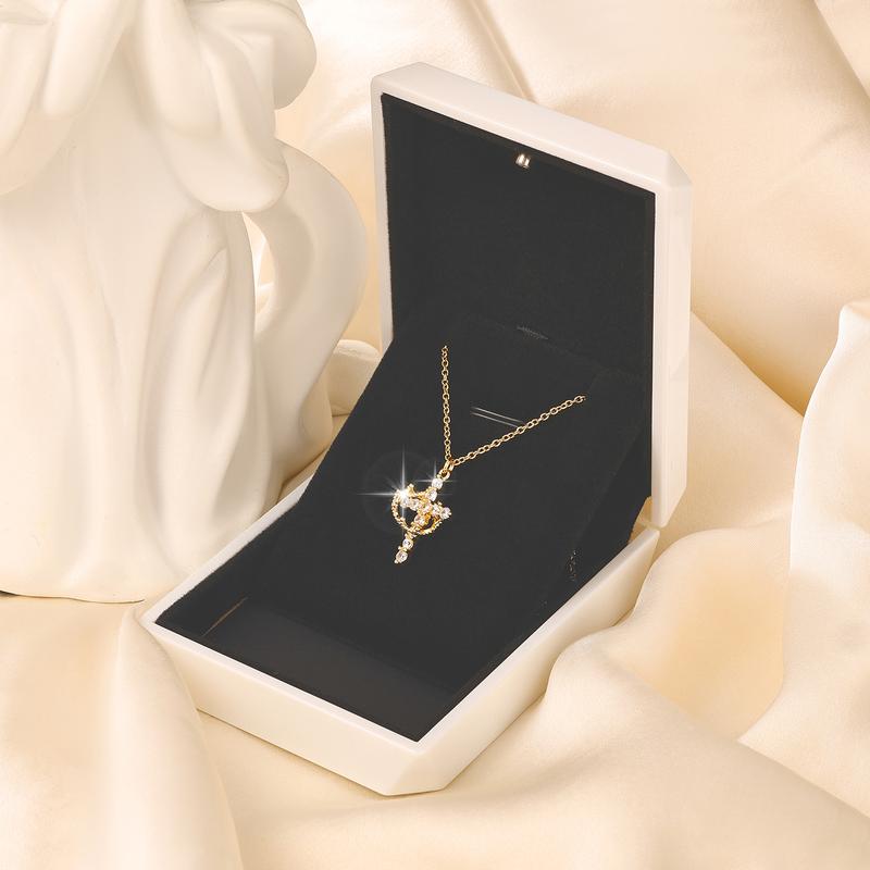 Quinn | Cross & Crown Pendant Necklace