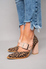 Clarice | Bold Leopard Block Heels
