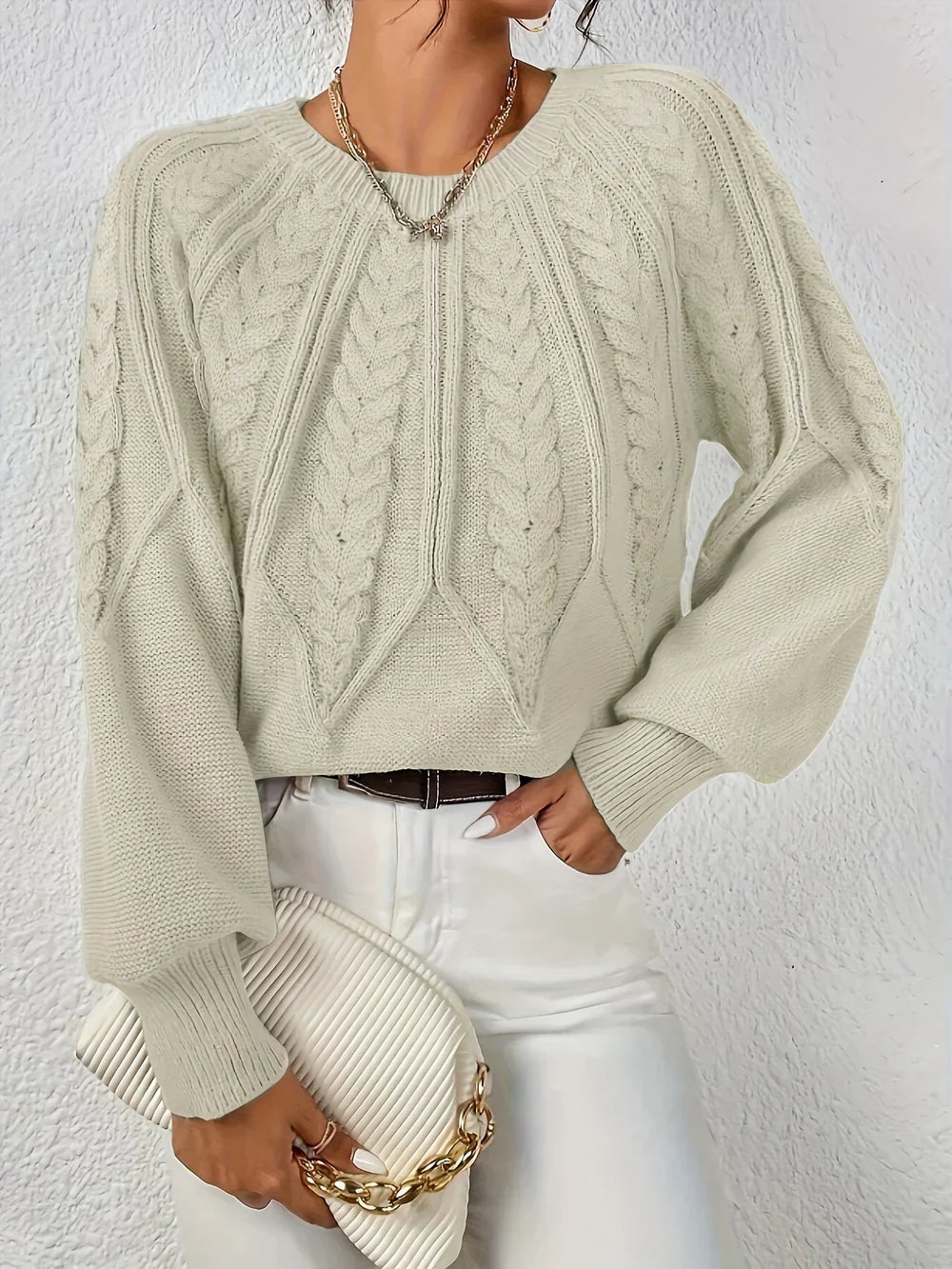 Camille | Classic Cotton-Blend Comfort Sweater