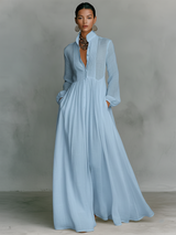 Gwendolyn | Patchwork Linen Maxi Dress