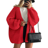 Veronika | Oversized Lantern Sleeve Knit Cardigan