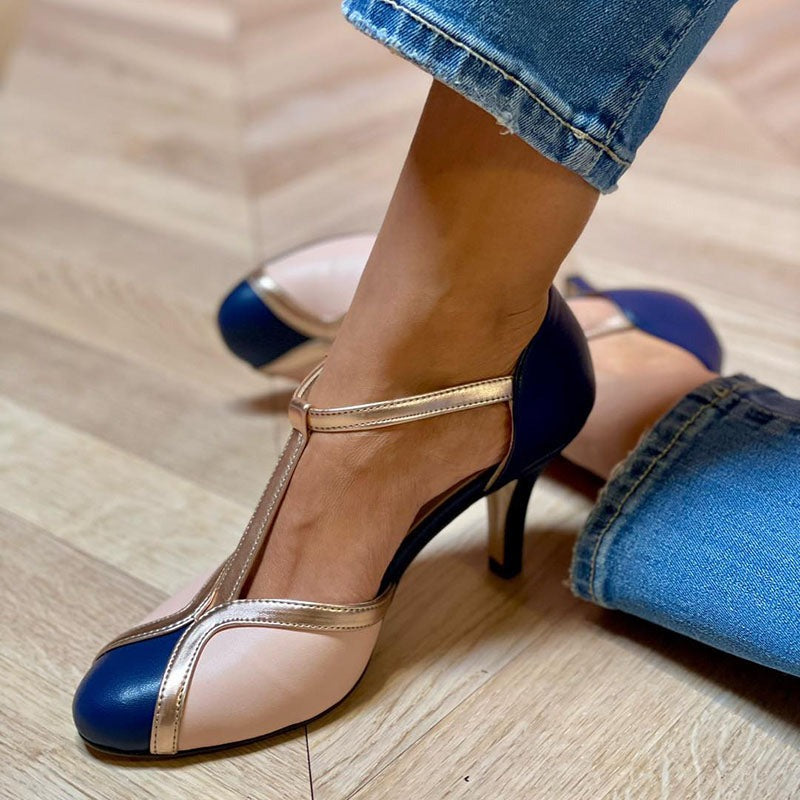 Lourdes | All-Day Comfort T-Strap Heels