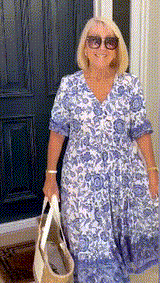 Wynonna | Graceful V-Neck Floral Maxi