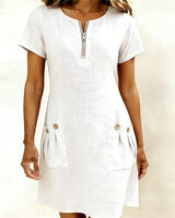 Kaitlin | Breezy Cotton-Linen Dress