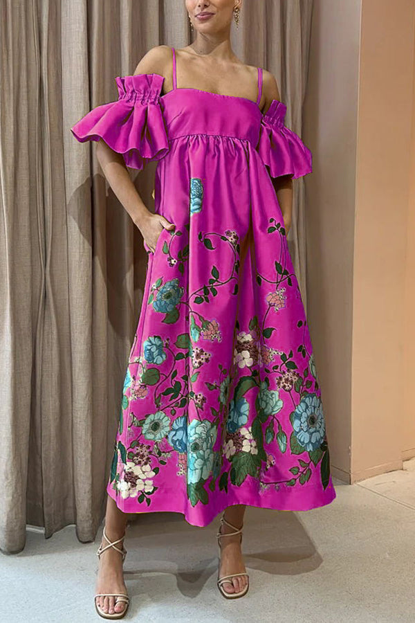 Virginia | Elegant Dress with Unique Sleeves & Pockets