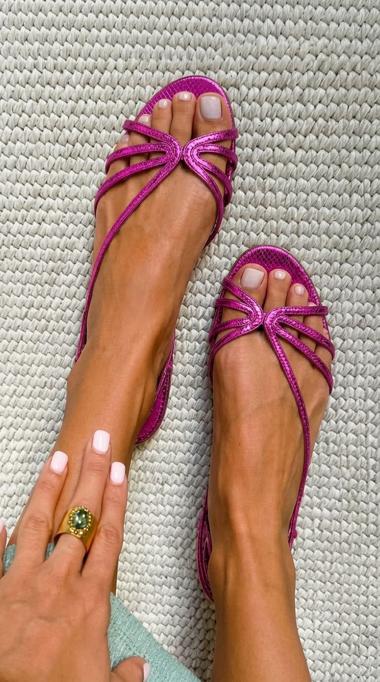 Bexley | Golden Sandals Summer Elegance