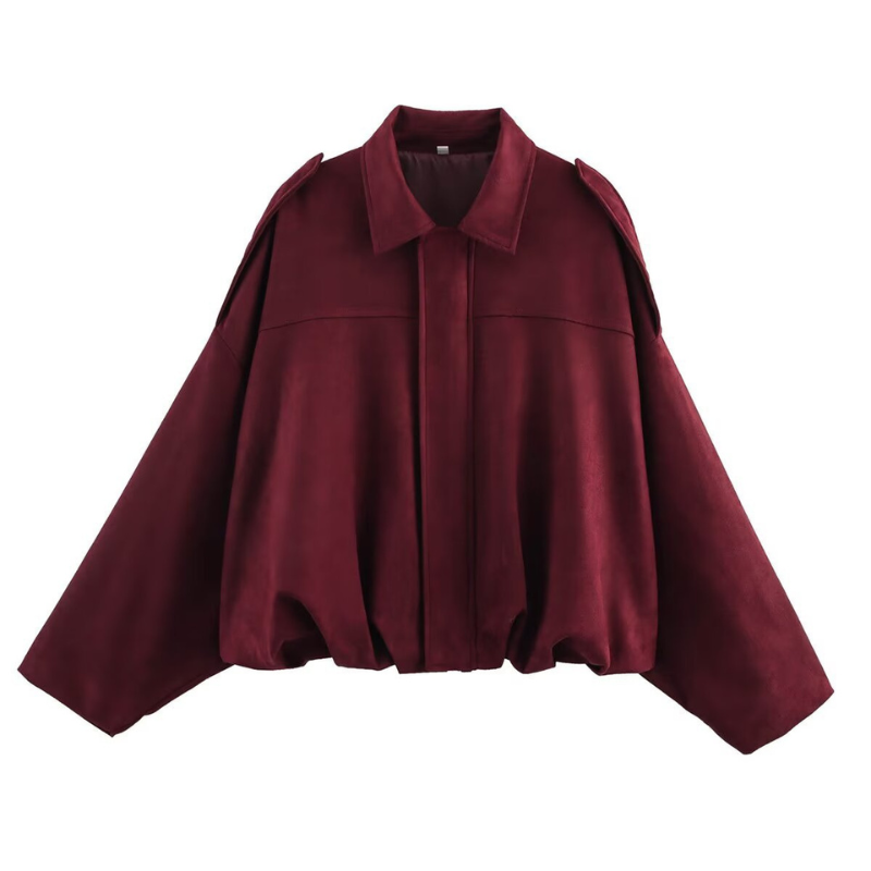 Aviara | Cropped Structured Aviator Jacket