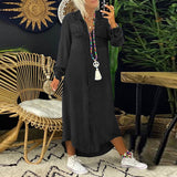 Glenda | Washed Denim Shirt Dress