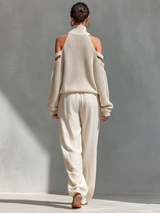 Elizabeth | Knit Top & Flowy Pant Set