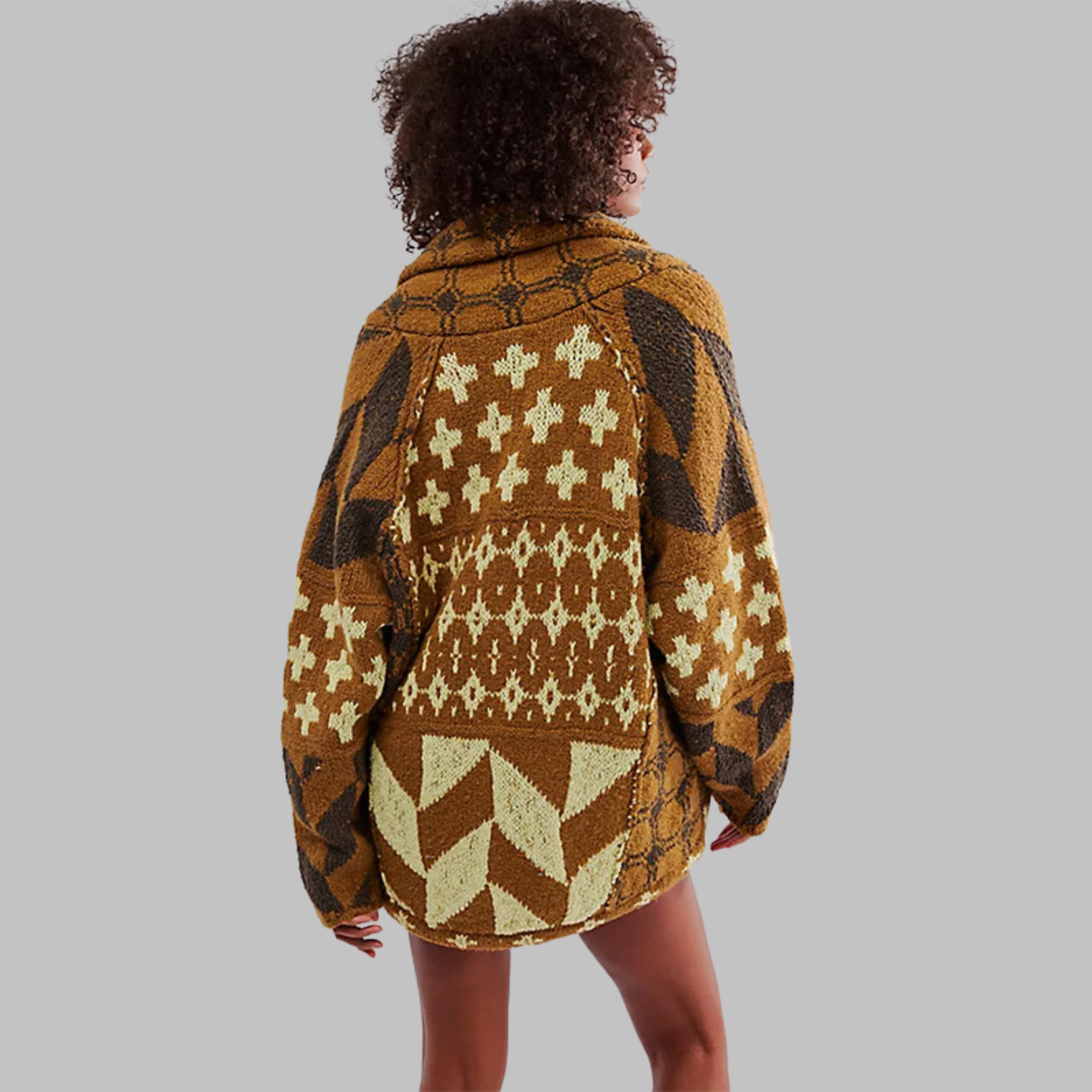 Céleste | Vintage Button-Down Oversized Cardigan