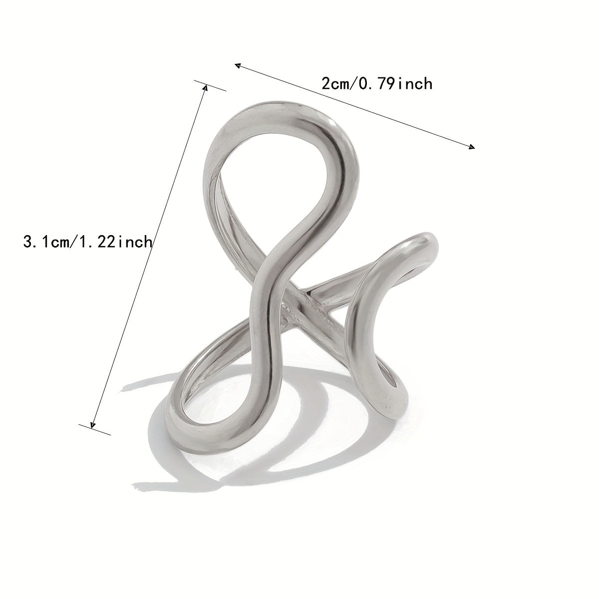 Dina | Asymmetric Wave Statement Ring