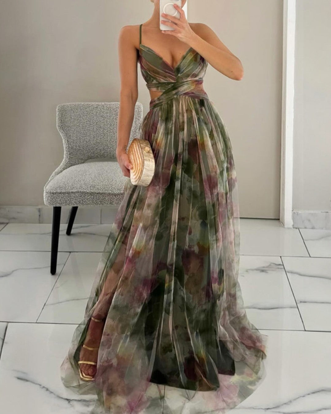 Solveig | Enchanting Floral Maxi Dress
