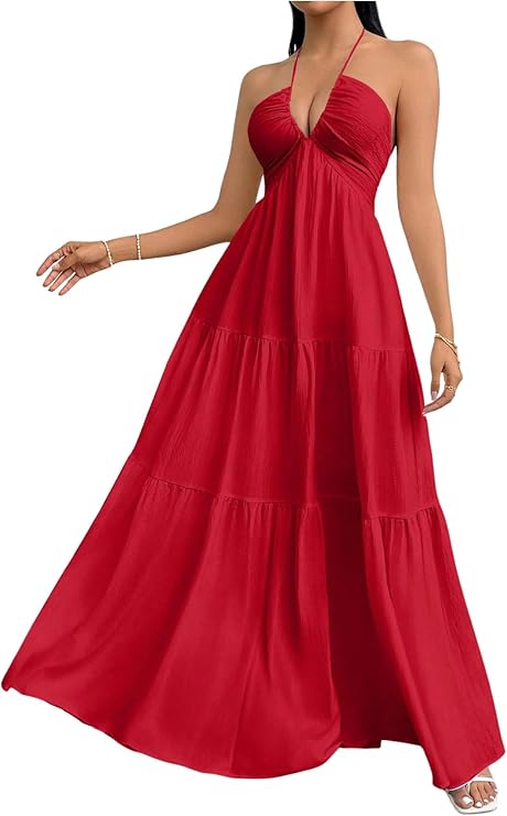 Darlene | Flowing Maxi Dress Flattering Fit